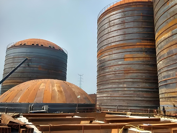 礼泉焦粉钢板仓